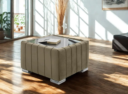 Glass Top Itilian Coffee Table