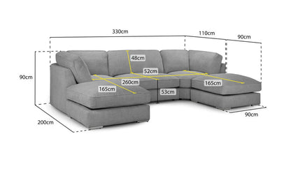 Bishop U shape sofa